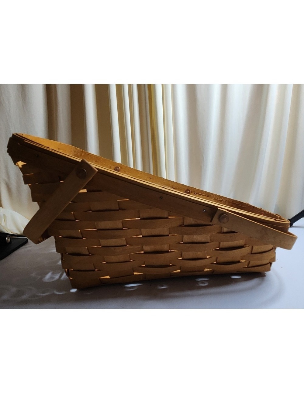 Longaberger Vegetable Basket Dual Swing Handles